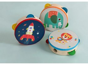 Giocattolo musicale Tambourine Animal Band - Rex London
