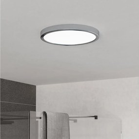 Eglo 901764 - Plafoniera LED per bagno FUEVA LED/14,2 W/230 V Ø27,8 cm IP44 cromo