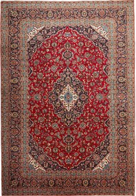 Kashan Tappeto persiano 240x360 Rosso (Iran) Annodato A Mano