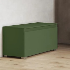 Cassa Panca con cassettone in legno 81 cm VERDE