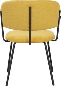 Set di sedie da pranzo gialle 2 pz Claudia - Støraa