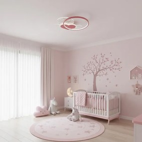 Brilagi - Plafoniera per bambini LOVE LED/48W/230V 3000/4500/6000K rosa