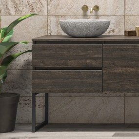 Mobile bagno a terra 180 cm con 5 cassetti SP-180P5 - KAMALU