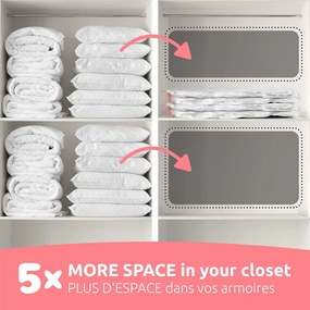 Sacchetti per il vuoto in set da 5 pezzi Vacuum XL - Compactor