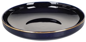 Servizio Piatti 12 pezzi - New Bone China Bordo Oro - Luxury Blue
