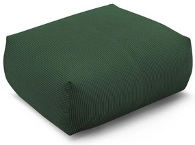 Poggiapiedi verde con rivestimento in velluto a coste Voltaire – Bobochic Paris