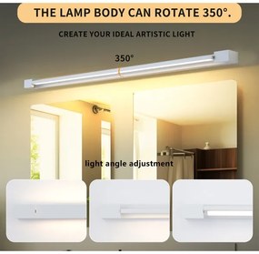 Brilagi-LED Illuminazione per specchio da bagno AQUA LINE LED/36W/230V 120 cm IP44 bianco