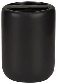 Portaspazzolino nero opaco in ceramica Olinda – Allstar