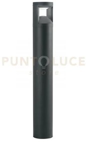 Paletto led wami in alluminio antracite 12w 1530lm cct ip65 81x12x1...