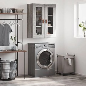 Mobile A Parete Grigio Sonoma 69,5x34x90 Cm /