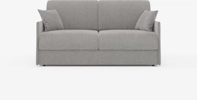 Evans divano letto matrimoniale sfoderabile - design compatto e vano porta guanciali in tessuto smacchiabile T23