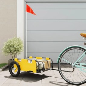 Rimorchio Da Bici Giallo Oxford E Ferro /
