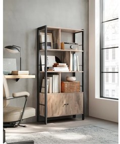 Libreria NAVARO marrone/nero