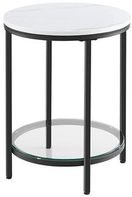 Tavolino d'appoggio SID nero/bianco