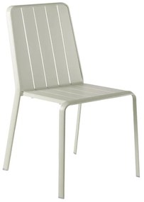 Sedia da giardino Idaho NATERIAL, struttura e seduta in alluminio verde