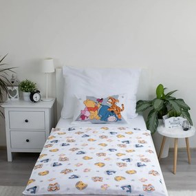 Set copripiumino e federa da bambini in cotone per culla 100x135 cm Winnie the Pooh "Stars" – Jerry Fabrics