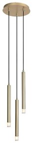 Rabalux 72359 - Lampadario a sospensione con filo RAMIRA 3xG9/5W/230V oro