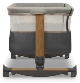 Lionelo - Culla per bambini 3in1 LEONIE grigio/nero