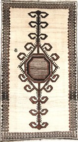 Gashghai Tappeto persiano 270 x 150 Beige (Iran) Annodato A Mano