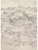 Cole & Son Carta da parati Japanese Chinoiserie - Grasscloth - Pearlescent