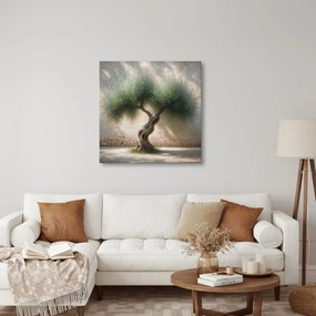 Quadro su tela – Vecchio ulivo nel Mediterraneo