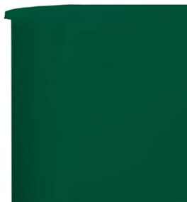 Paravento a 9 Pannelli in Tessuto 1200x120 cm Verde