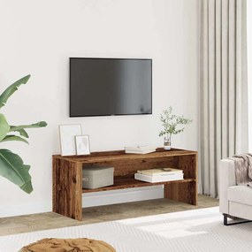 Mobile Porta Tv Legno Vecchio 100x40x40 Cm İn Truciolato /