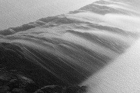 Stampa su tela – Cascate maestose in bianco e nero