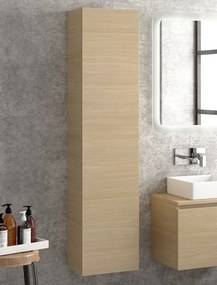 Colonna bagno altezza 160x35x27cm con 4 ripiani SC45 - KAMALU