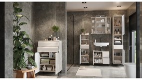 Mobile da lavabo color crema basso 60x56 cm Salinas – Germania