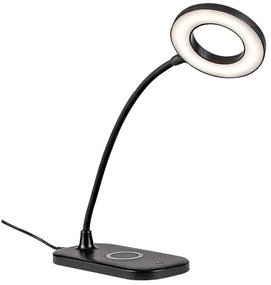 Rabalux 74013 - Lampada da tavolo LED dimmerabile con funzione Touch HARDIN LED/5W/5V nero