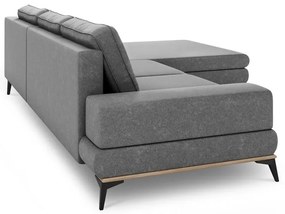 Divano letto grigio ad angolo, angolo destro Planet - Windsor &amp; Co Sofas