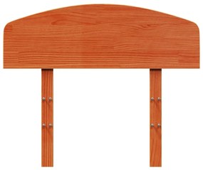 Testiera marrone cera 75 cm in legno massello di pino