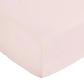 Lenzuolo con angoli rosa in raso di cotone 150x200 cm Cotton Sateen – Bianca