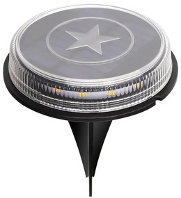 Aigostar - Lampada solare LED LED/0,6W/5,5V 24,5 cm 3200K IP66 nero