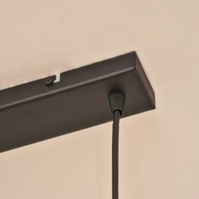 Lampadario a cavo ALBA 3xE27/15W/230V grigio