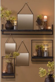 Scaffale in legno di abete nero opaco Maddison - Light &amp; Living