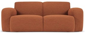 Divano in tessuto bouclé marrone 170 cm Molino - Micadoni Home