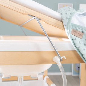 Fasciatoio bianco/di colore naturale con effetto betulla Baby Pool – Roba