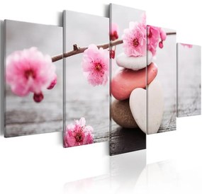 Quadro Zen: Cherry Blossoms III  Colore Marrone, Dimensioni e Misure 100x50