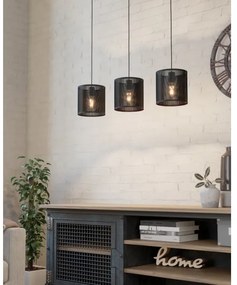 Eglo 43796 - Lampadario a sospensione con filo MANBY 3xE27/40W/230V