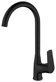 Aqualine - Rubinetto per lavello LOTTA opaco nero