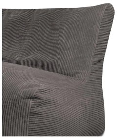 Puof a sacco blu con rivestimento in velluto a coste Sofa Seat Lounge – SLOWDOWN