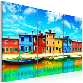 Quadro  Mattina soleggiata a Venezia  Colore Arancione, Dimensioni e Misure 90x60