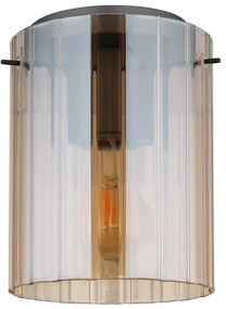 Globo 15904DA - Plafoniera TULIVAR 1xE27/40W/230V diametro 18 cm marrone