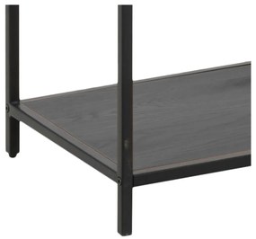 Libreria nera in frassino 114x185 cm Seaford - Actona