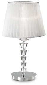Lampade Da Scrivania - Ufficio Classica Pegaso Metallo Bianco 1 Luce E14 Big