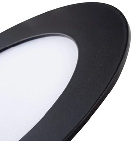 Kanlux 33562 - Faretto LED da incasso per bagno ROUNDA LED/6W/230V IP44 nero
