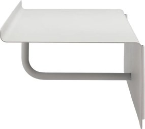 Attaccapanni da parete grigio chiaro in acciaio con scaffale 21,5 cm A-Coat – Zone