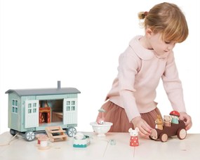 Tender Leaf - Carrozzone in legno con topolini